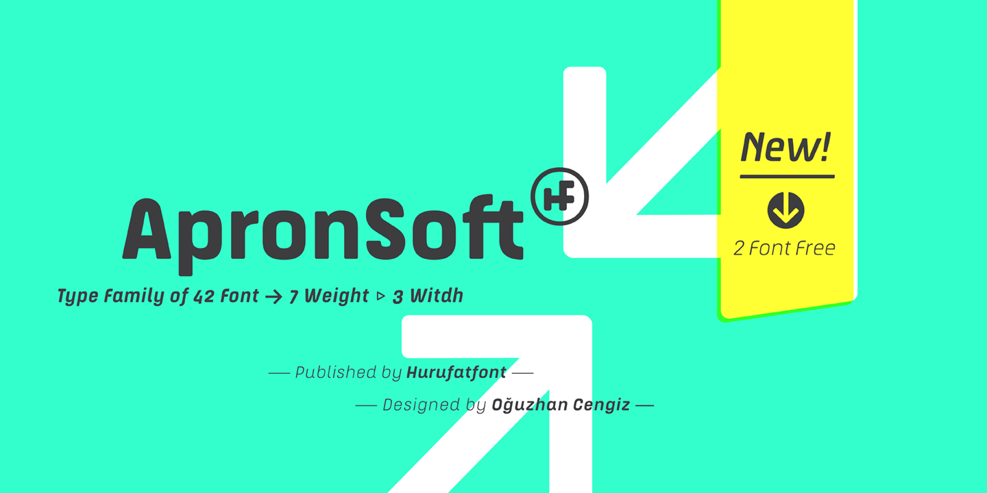Przykładowa czcionka Apron Soft #1